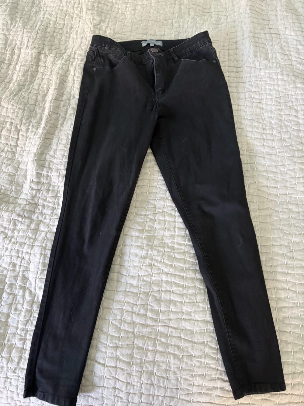 Wit & Wisdom Black Hi-Rise Skinny Jeans